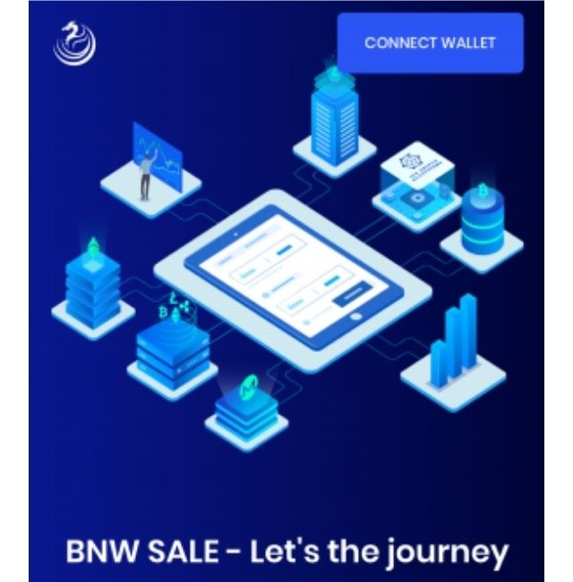 Hướng dẫn cách thức tham gia public sale bằng cách truy cập vào mục Connect Wallet